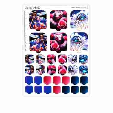 Плівка Richcolor для дизайну нігтів Nail Wraps (007)