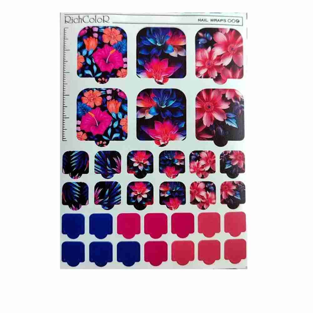 Пленка RichcoloR для дизайна ногтей Nail Wraps (009)