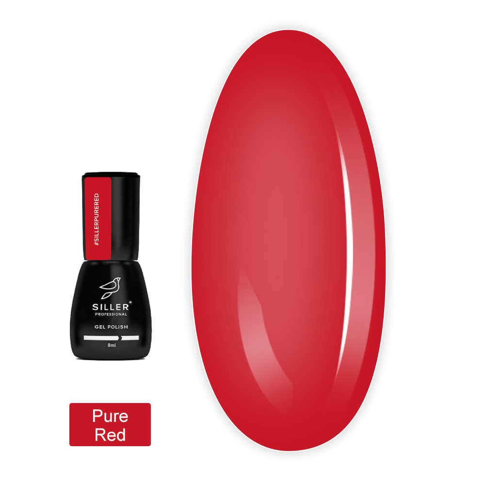 Гель лак Siller Pure Red 8 мл