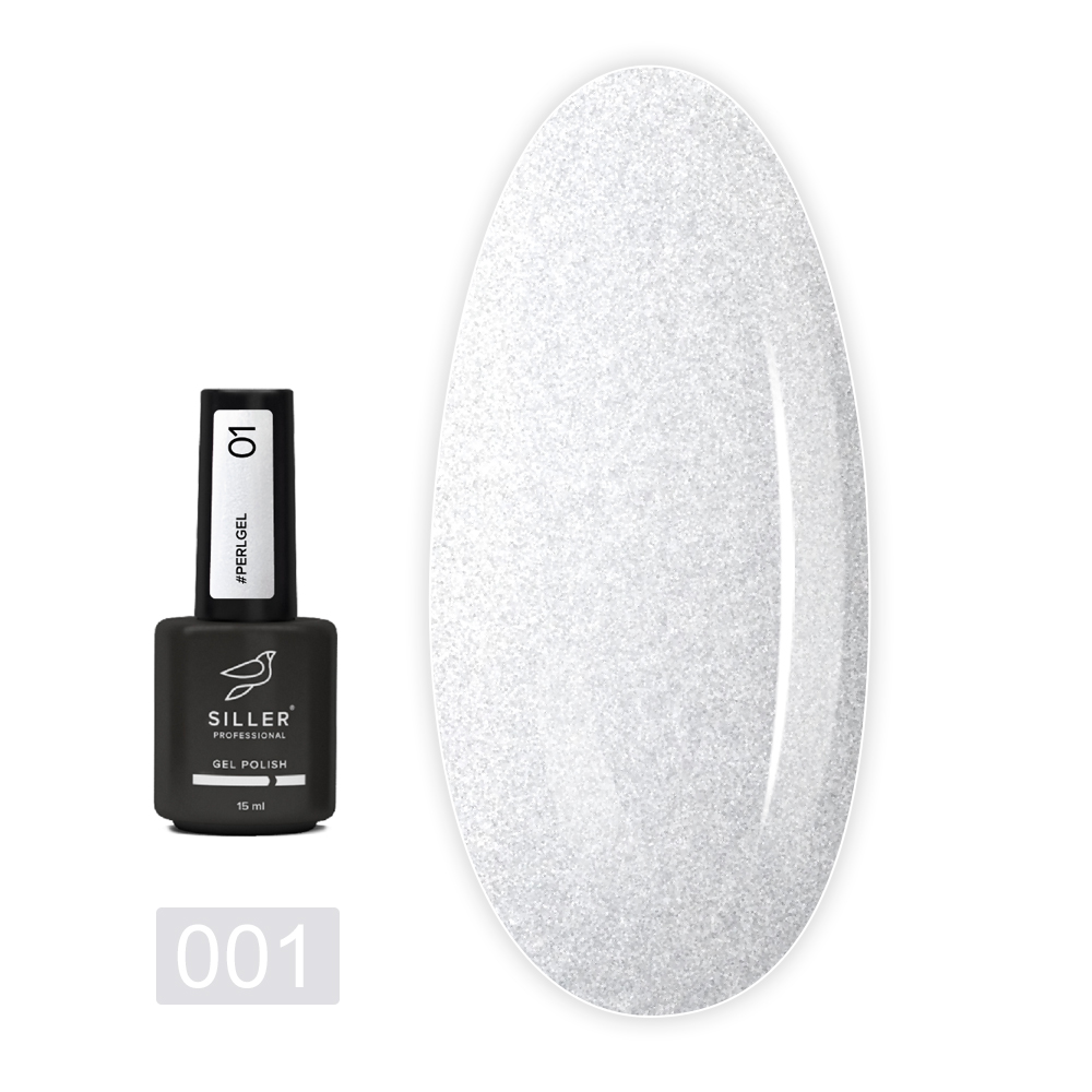 Гель Siller Pure PERL (с кисточкой) 15 мл (001)