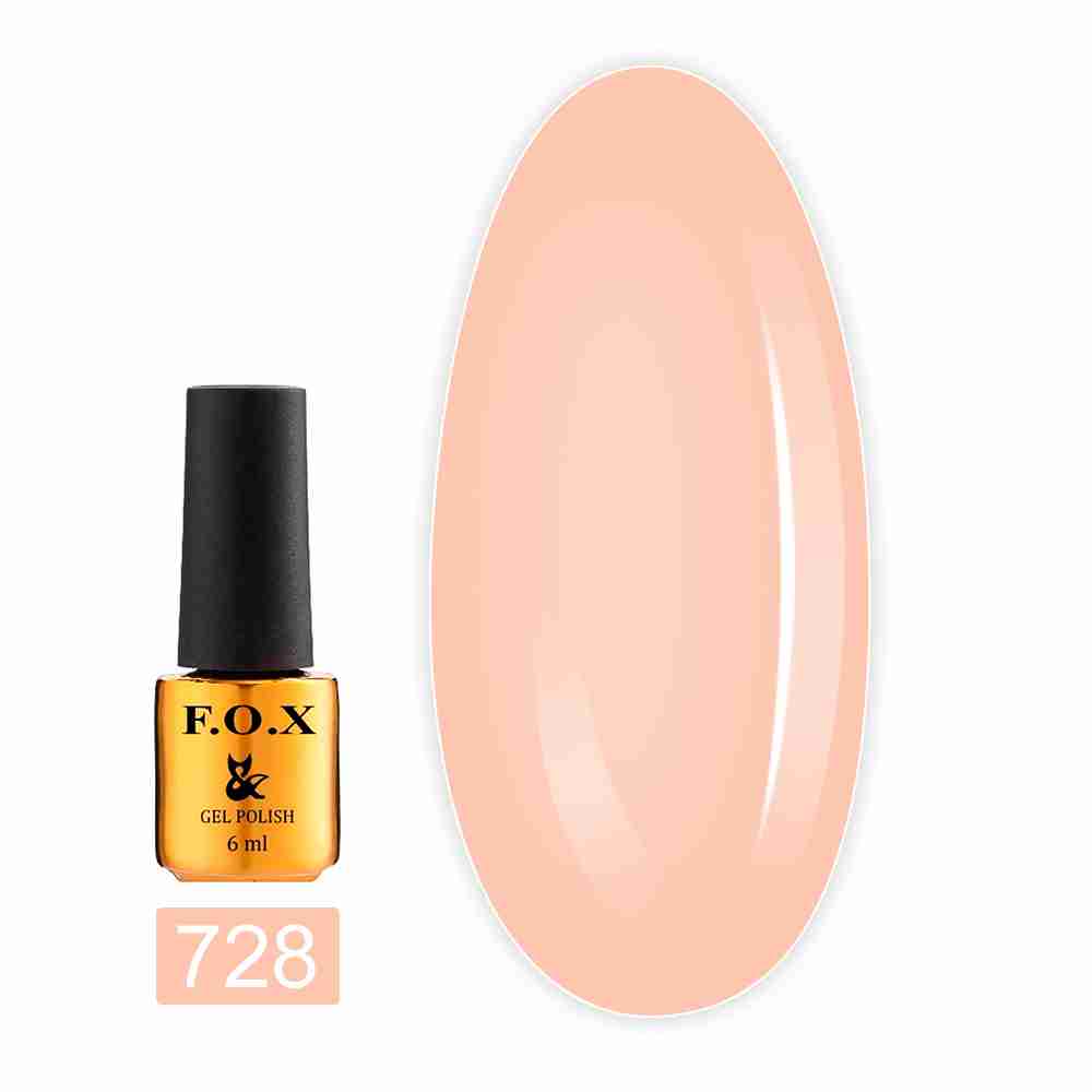 Гель-лак FOX Gold Pigment 6 мл (728)