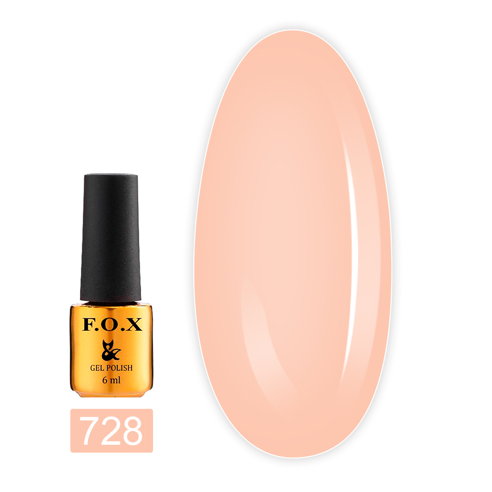 Гель лак FOX Gold Pigment 6 мл (728)