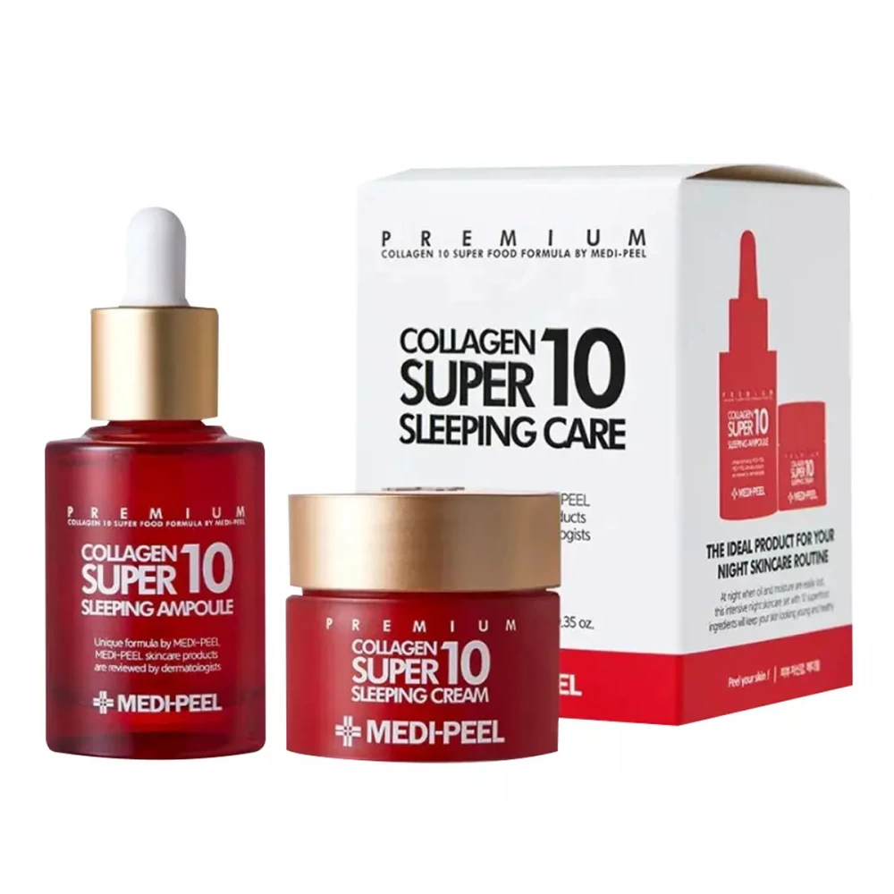 Collagen Super 10 Sleeping Care Set Medipeel 30 мл+10 г