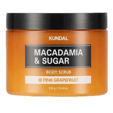 Скраб для тіла Kundal Macadamia & Sugar Body Scrub Pink Grapefruit 550 г