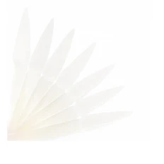 Палитра веерная с кольцом острая 50 ед (Белая)