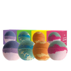 Набір бамбочокдля ванни Kundal Bubble & Sparkling Bath Bomb Space Collection