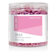 Віск Nikkmole в гранулах для брів та обличчя 100 г (Peony Pink)