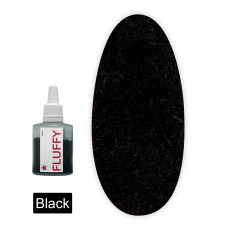 Пудра бархатная для ногтей  Easy Fluffy (Black)