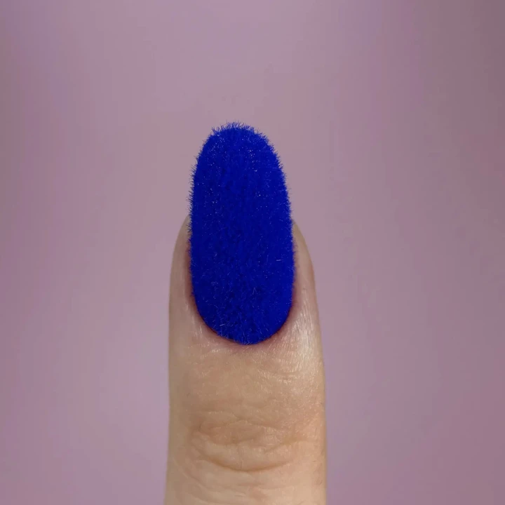 Пудра бархатная для ногтей  Easy Fluffy (Blue)