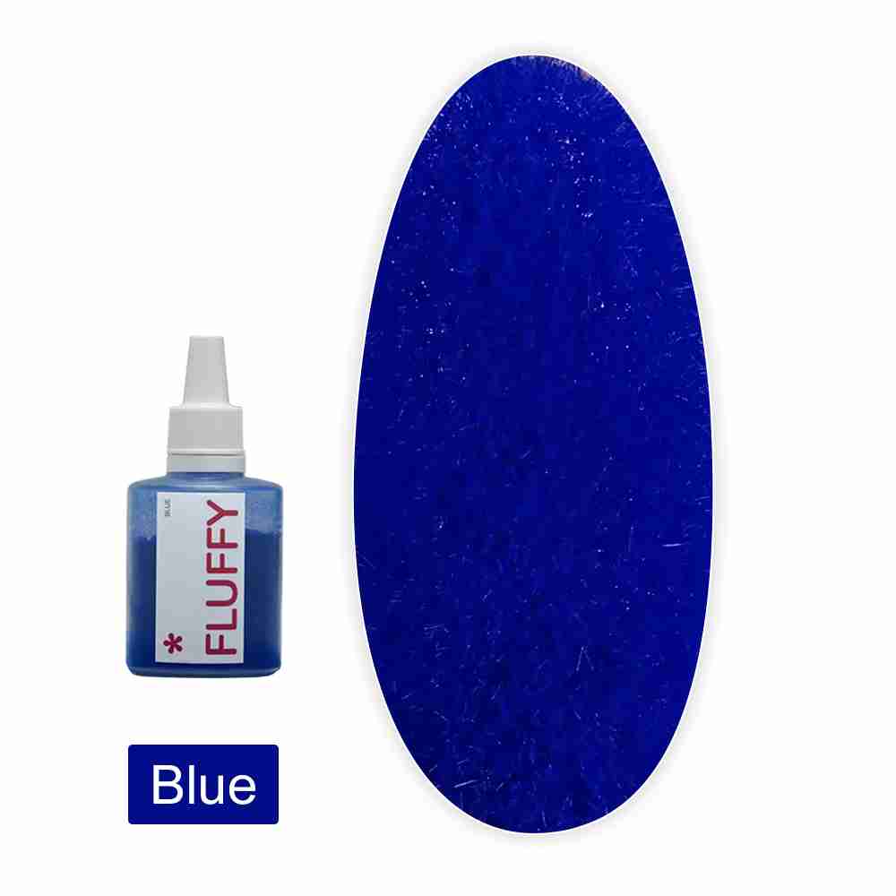 Пудра бархатная для ногтей  Easy Fluffy (Blue)