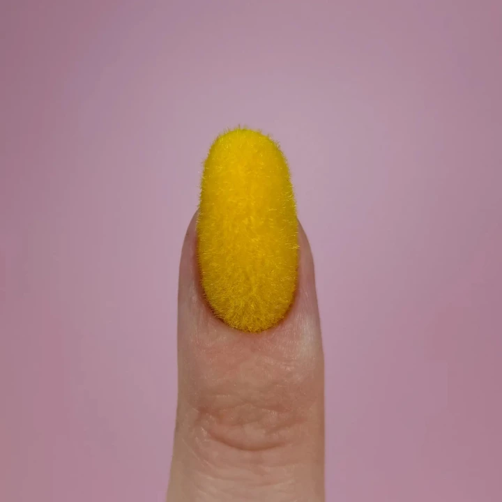 Пудра бархатная для ногтей  Easy Fluffy (Yellow)