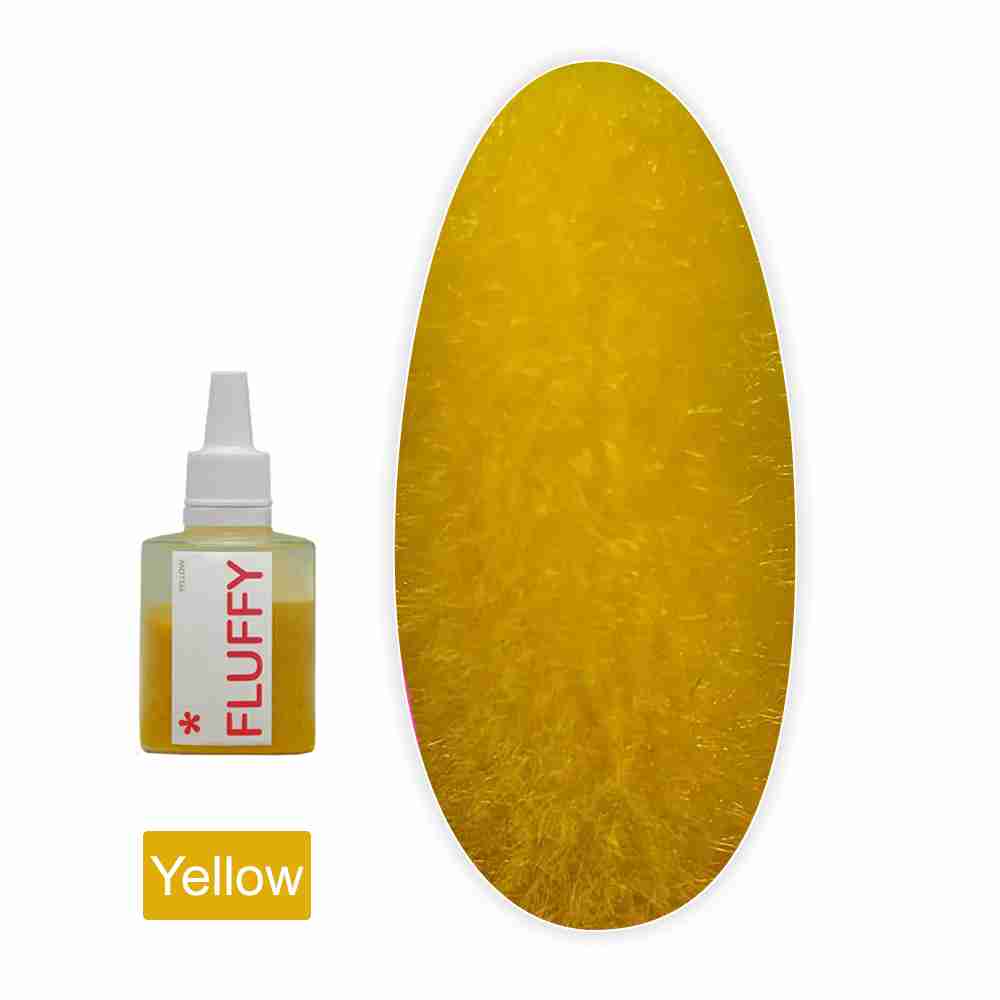 Пудра бархатная для ногтей  Easy Fluffy (Yellow)