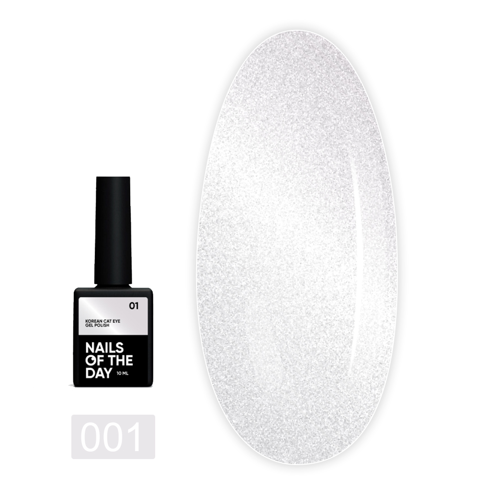 Гель лак NailSofTheDay Korean cat eye 10 мл (001)