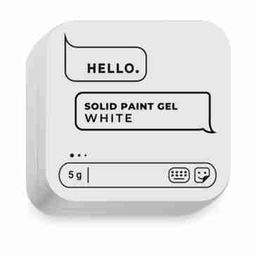 Гель HELLO Solid Paint Gel 5 г (White)