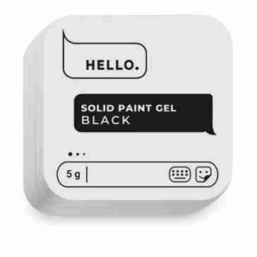 Гель HELLO Solid Paint Gel 5 г (Black)