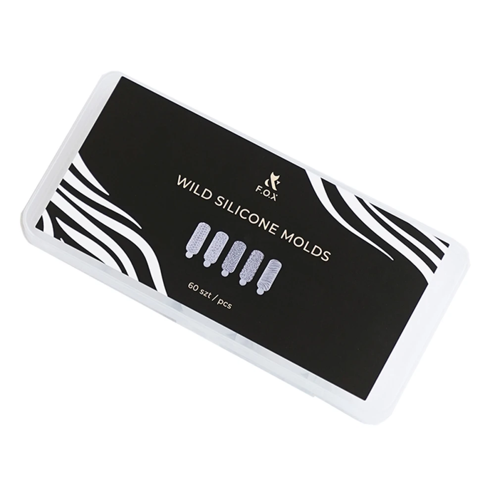 Формы многоразовые силиконовые для дизайна FOX Wild Silicone molds 60 ед.