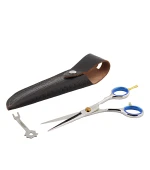 Ножницы парикмахерские 65h13 сталь 40 мм13 мм+чехол+ключ