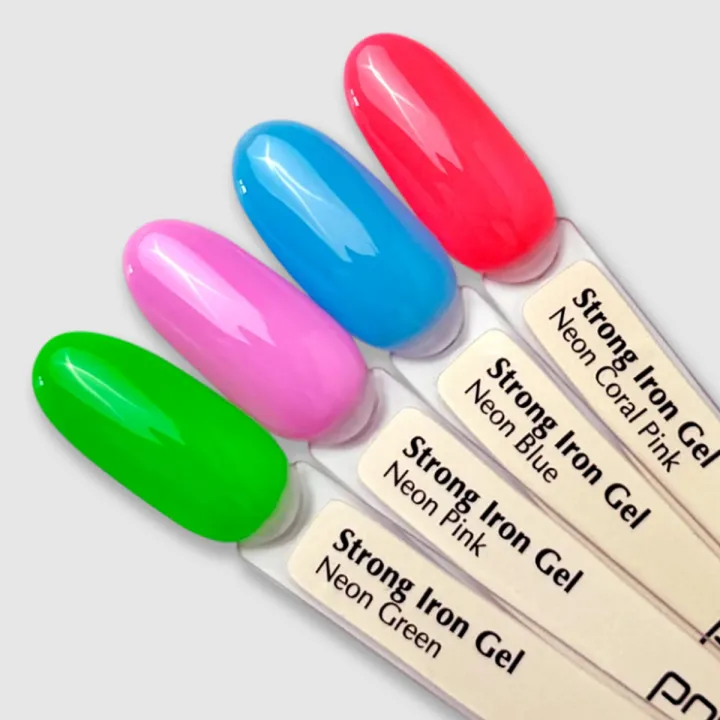 Гель PNB Strong Iron Gel Neon 8 мл (Blue)