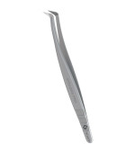 Пінцет EXPERT з насічками для вій TE-4412 (L-подібний 65)