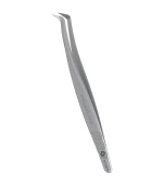 Пинцет EXPERT с насечками для ресниц TE-4412 (L-образный 65)