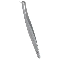 Пинцет EXPERT с насечками для ресниц TE-4412 (L-образный 65)