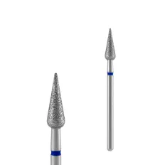 Фреза алмазная Груша острая STALEKS EXPERT (синяя 4 x12 мм)