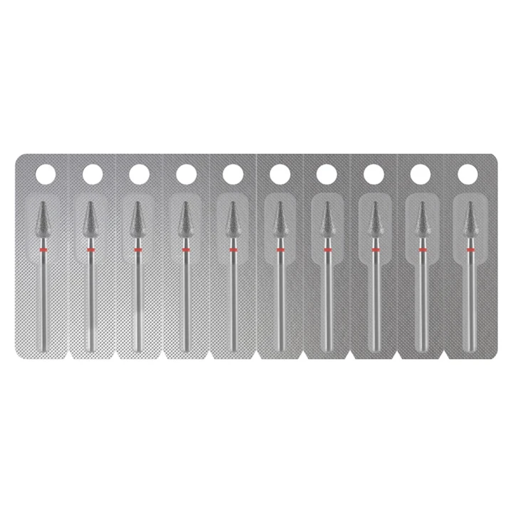 Фреза алмазна Груша заокруглена  EXPERT (червона 5 мм12 мм)