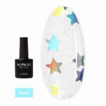 Топ KOMILFO No Wipe Star Nails 8 мл (Holo)