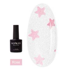Топ KOMILFO No Wipe Star Nails 8 мл (Rose)