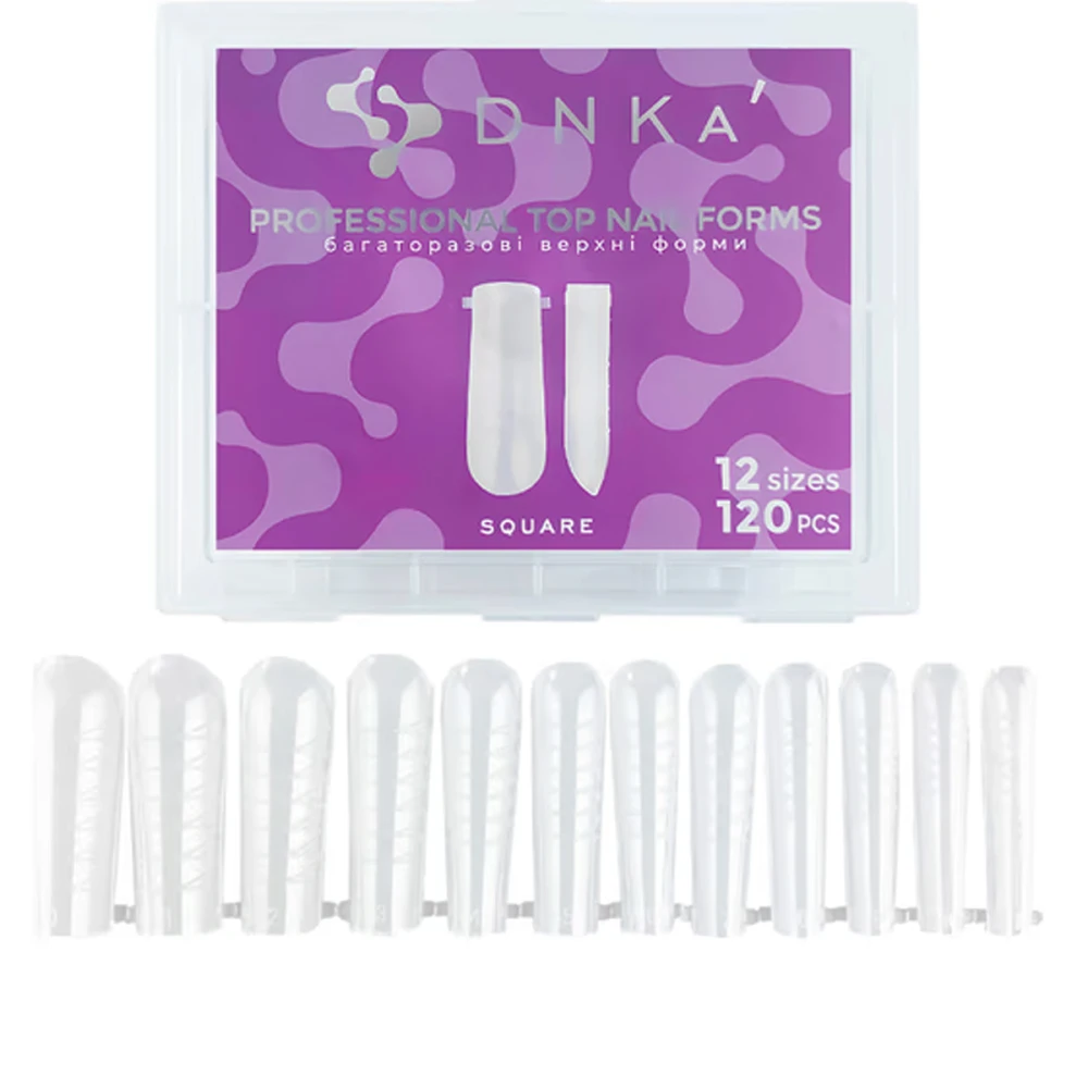Формы верхние Nails Forms 120 ед (Square)
