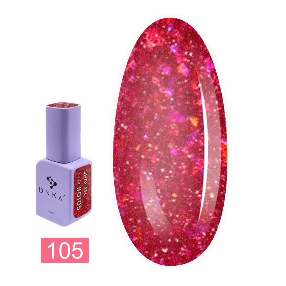 Гель-лак светоотражающий DNKa 12 мл (Flash (Spalah) 105 HFTF)