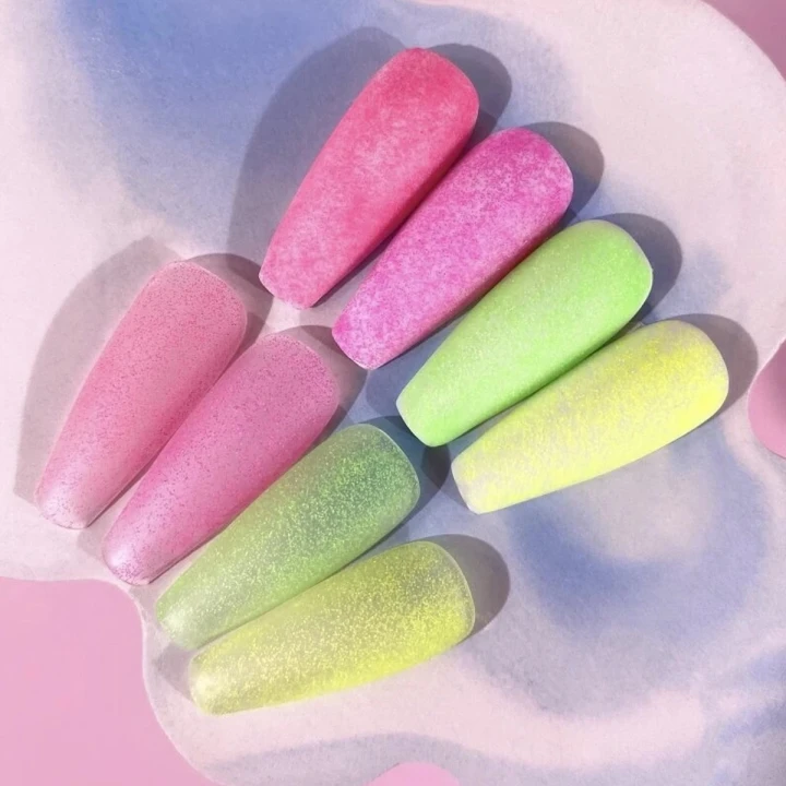 Топ матовий без липкого шару LunaMoon Top Matte Sand 13 мл (Pink)