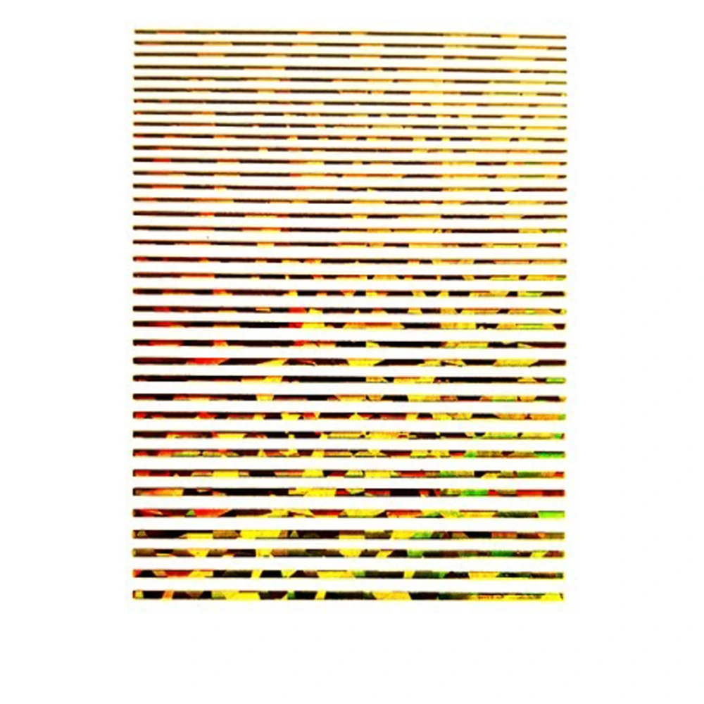 Лента mArt гибкая золото голографическое