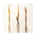 Лента mArt Паутинка гибкая (бело-золотая)