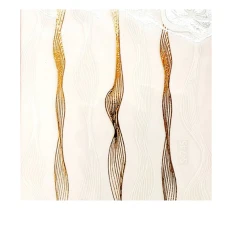 Лента mArt Паутинка гибкая (бело-золотая)