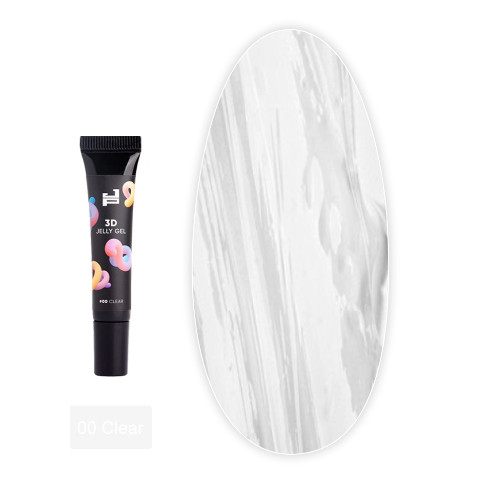 Гель для об’ємних дизайнів Jerden Proff 3D Jelly Gel 8 г (00 Clear)