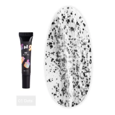 Гель для об’ємних дизайнів Jerden Proff 3D Jelly Gel 8 г (01 Dots)