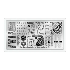 Пластина для стемпинга RichcoloR Exclusive by tinka_nails_ua (004)