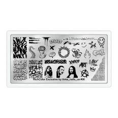 Пластина для стемпинга RichcoloR Exclusive by tinka_nails_ua (006)