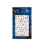 Стикеры для ногтей на липкой основе Touch &VSnails 3D SETS 1 (8x12см)