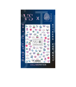 Стикеры для ногтей на липкой основе Touch &VSnails 3D SETS 2 (8x12см)