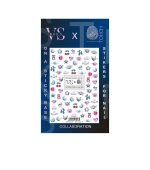 Стикеры для ногтей на липкой основе Touch &VSnails 3D SETS 2 (8x12см)