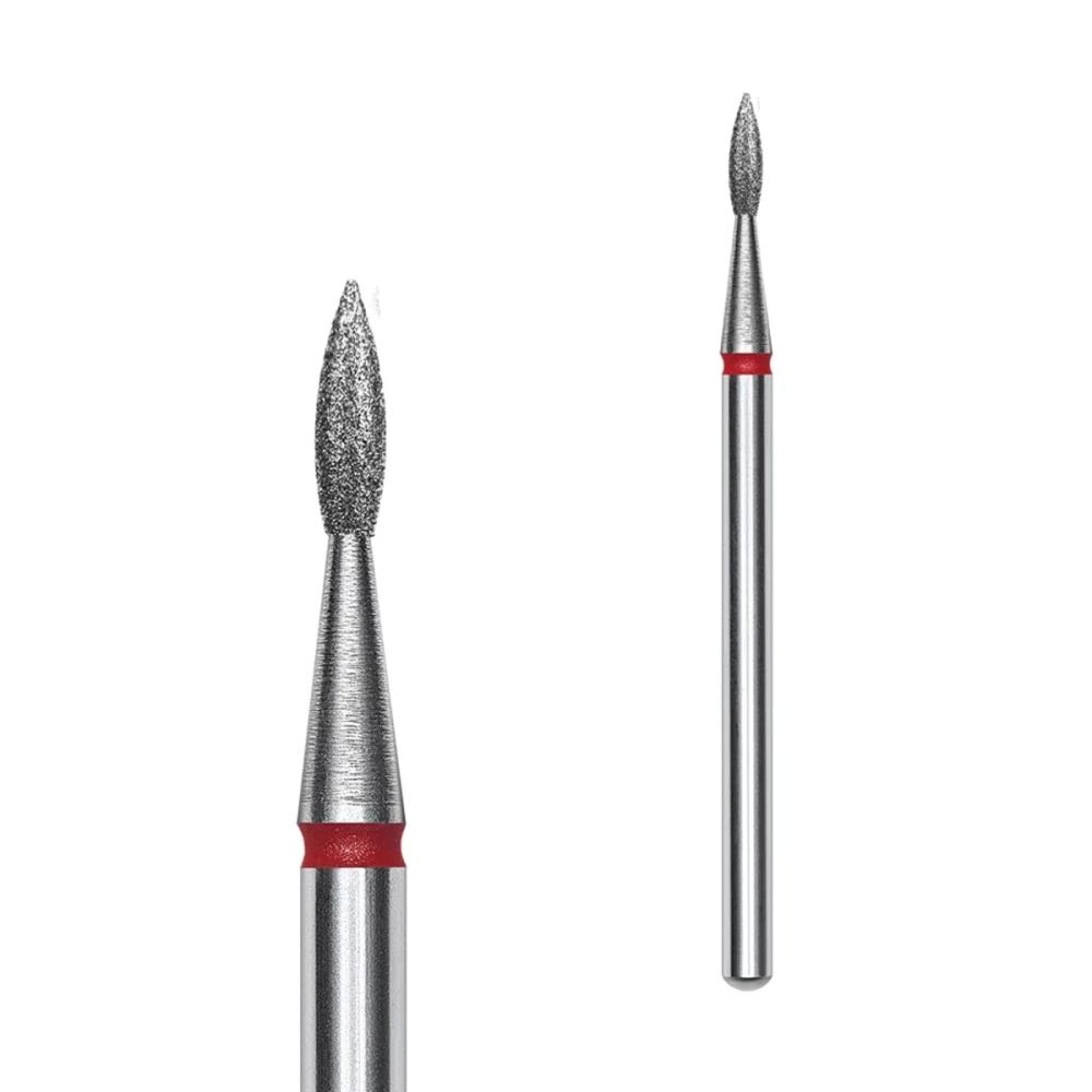 Фреза алмазная Пламя острое  Pro (1 ед) (красная 1.8 мм 8 мм)
