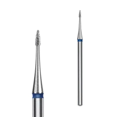 Фреза алмазна Полум'я mini  Pro (1 од) (синя 1 мм 3 мм)