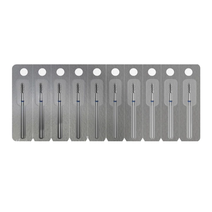 Фреза алмазная Цилиндр закругленный EXPERT (1 ед.) (синяя 2.3 мм 6.5 мм)