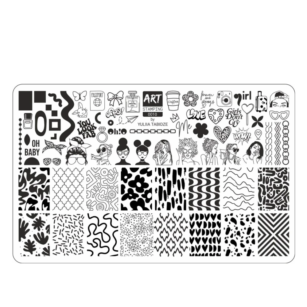 Пластина для стемпинга ART Stamping (0010)