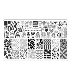 Пластина для стемпинга ART Stamping (0010)