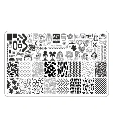 Пластина для стемпінгу ART Stamping (0010)