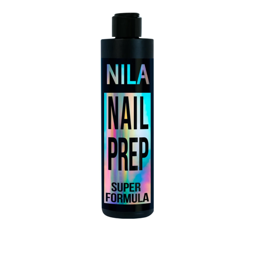 Обезжириватель с антибактериальным эффектом Nail Prep пластик+флип-топ черные 250 мл