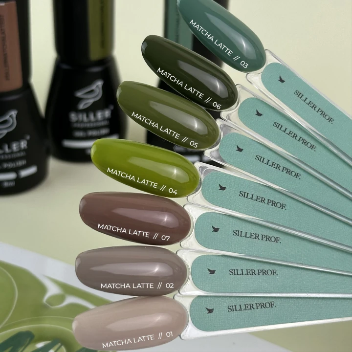 Гель-лак Siller Matcha Latte 8 мл (001)